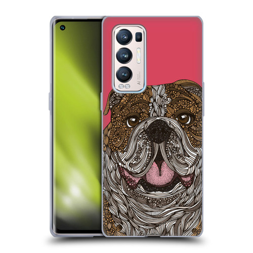 Valentina Dogs English Bulldog Soft Gel Case for OPPO Find X3 Neo / Reno5 Pro+ 5G