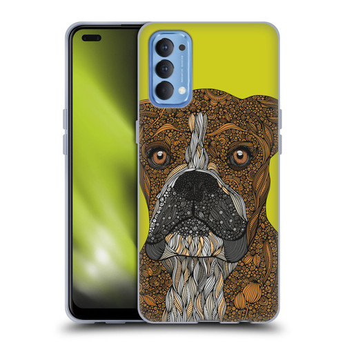 Valentina Dogs Boxer Soft Gel Case for OPPO Reno 4 5G