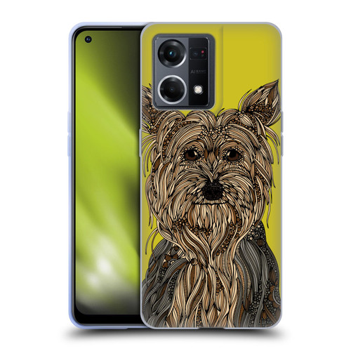 Valentina Dogs Yorkshire Terrier Soft Gel Case for OPPO Reno8 4G