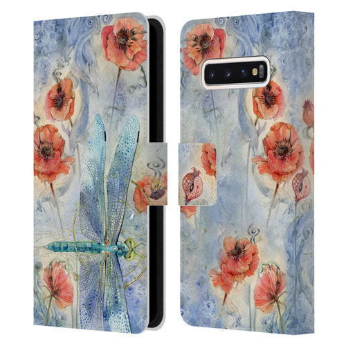 Stephanie Law Immortal Ephemera When Flowers Dream Leather Book Wallet Case Cover For Samsung Galaxy S10