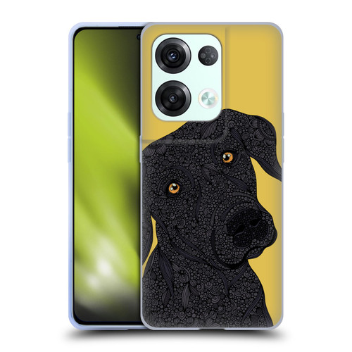 Valentina Dogs Black Labrador Soft Gel Case for OPPO Reno8 Pro