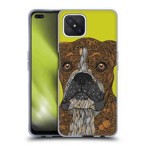 Valentina Dogs Boxer Soft Gel Case for OPPO Reno4 Z 5G