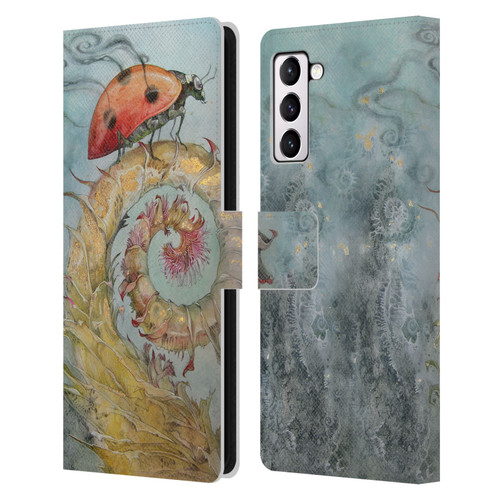 Stephanie Law Immortal Ephemera Ladybird Leather Book Wallet Case Cover For Samsung Galaxy S21+ 5G