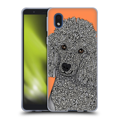 Valentina Dogs Poodle Soft Gel Case for Samsung Galaxy A01 Core (2020)