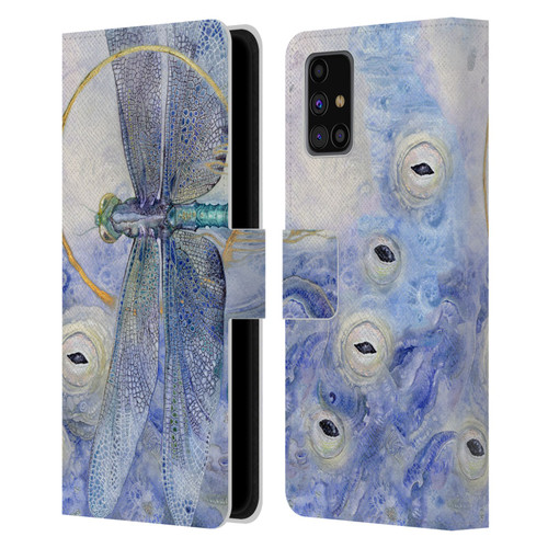 Stephanie Law Immortal Ephemera Dragonfly Leather Book Wallet Case Cover For Samsung Galaxy M31s (2020)