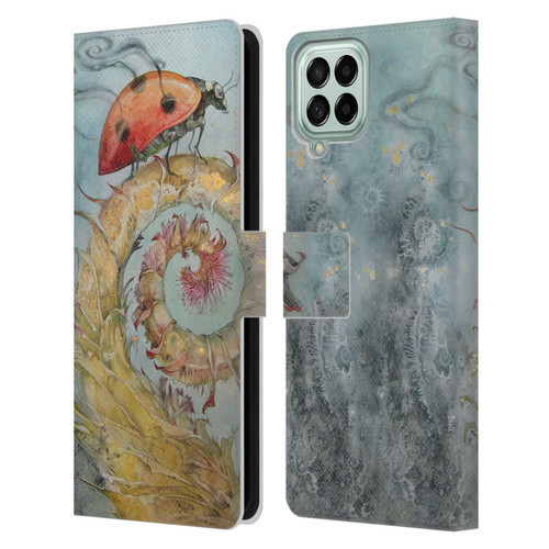 Stephanie Law Immortal Ephemera Ladybird Leather Book Wallet Case Cover For Samsung Galaxy M33 (2022)