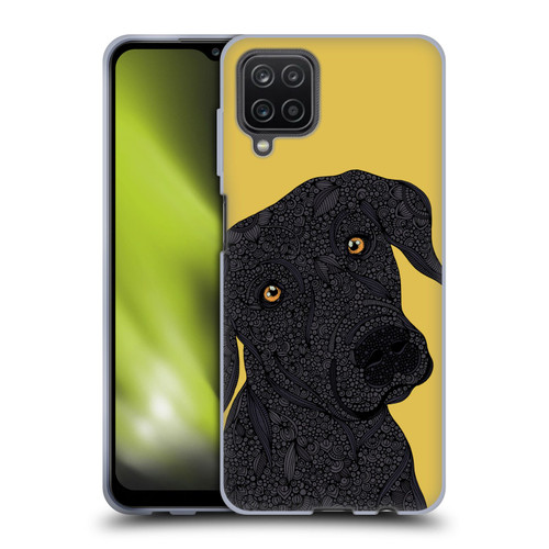 Valentina Dogs Black Labrador Soft Gel Case for Samsung Galaxy A12 (2020)