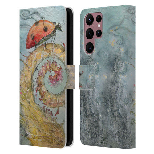 Stephanie Law Immortal Ephemera Ladybird Leather Book Wallet Case Cover For Samsung Galaxy S22 Ultra 5G