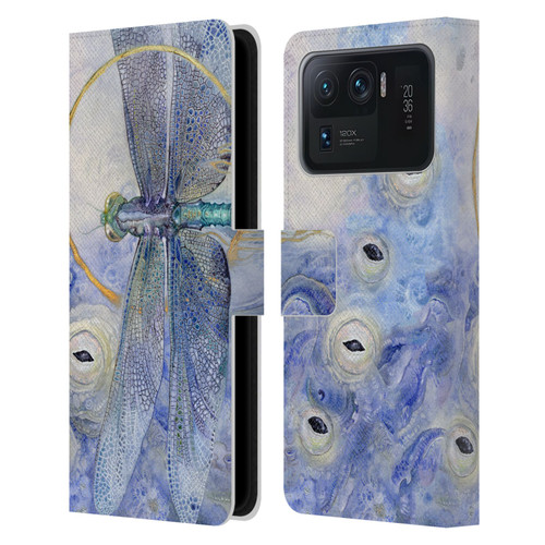 Stephanie Law Immortal Ephemera Dragonfly Leather Book Wallet Case Cover For Xiaomi Mi 11 Ultra