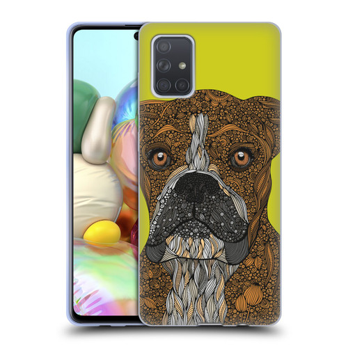 Valentina Dogs Boxer Soft Gel Case for Samsung Galaxy A71 (2019)