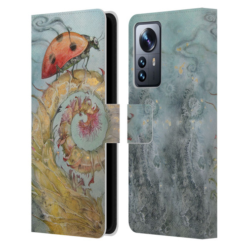 Stephanie Law Immortal Ephemera Ladybird Leather Book Wallet Case Cover For Xiaomi 12 Pro