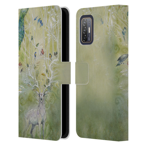 Stephanie Law Stag Sonata Cycle Deer 2 Leather Book Wallet Case Cover For HTC Desire 21 Pro 5G