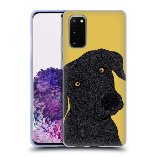 Valentina Dogs Black Labrador Soft Gel Case for Samsung Galaxy S20 / S20 5G
