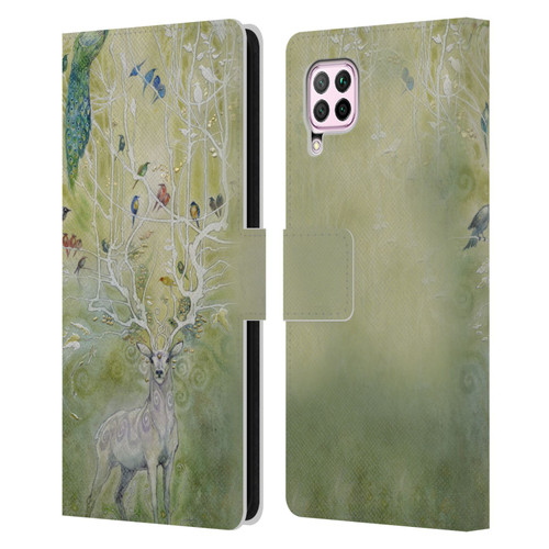 Stephanie Law Stag Sonata Cycle Deer 2 Leather Book Wallet Case Cover For Huawei Nova 6 SE / P40 Lite