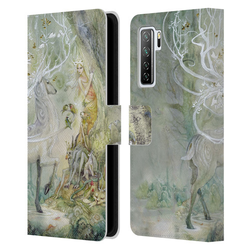 Stephanie Law Stag Sonata Cycle Scherzando Leather Book Wallet Case Cover For Huawei Nova 7 SE/P40 Lite 5G