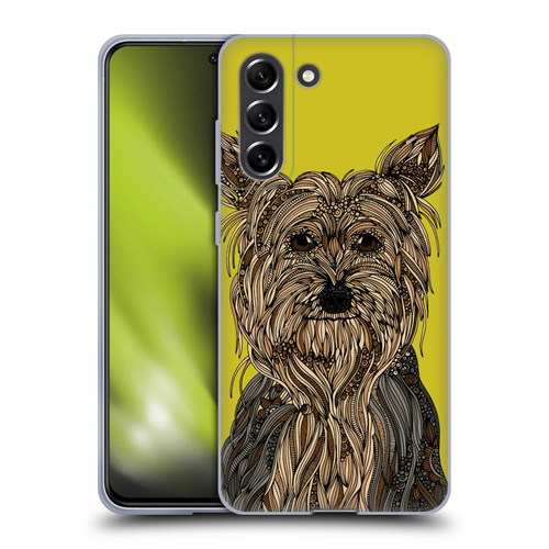 Valentina Dogs Yorkshire Terrier Soft Gel Case for Samsung Galaxy S21 FE 5G
