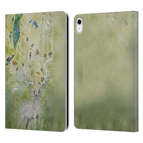 Stephanie Law Stag Sonata Cycle Deer 2 Leather Book Wallet Case Cover For Apple iPad 10.9 (2022)