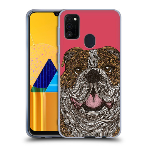 Valentina Dogs English Bulldog Soft Gel Case for Samsung Galaxy M30s (2019)/M21 (2020)