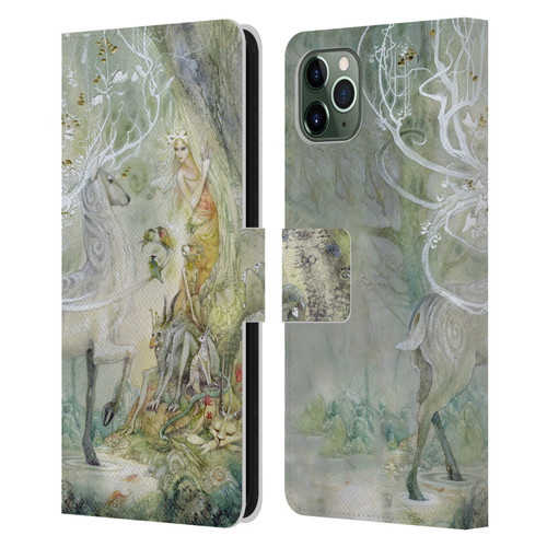 Stephanie Law Stag Sonata Cycle Scherzando Leather Book Wallet Case Cover For Apple iPhone 11 Pro Max