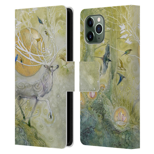 Stephanie Law Stag Sonata Cycle Allegro 2 Leather Book Wallet Case Cover For Apple iPhone 11 Pro