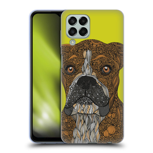 Valentina Dogs Boxer Soft Gel Case for Samsung Galaxy M33 (2022)