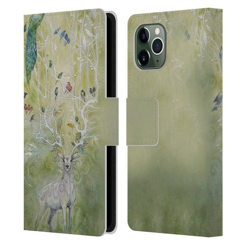 Stephanie Law Stag Sonata Cycle Deer 2 Leather Book Wallet Case Cover For Apple iPhone 11 Pro