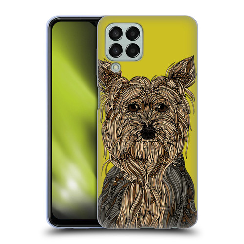 Valentina Dogs Yorkshire Terrier Soft Gel Case for Samsung Galaxy M33 (2022)