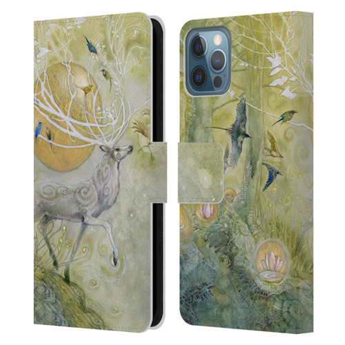 Stephanie Law Stag Sonata Cycle Allegro 2 Leather Book Wallet Case Cover For Apple iPhone 12 / iPhone 12 Pro