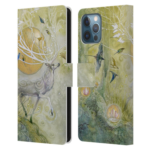 Stephanie Law Stag Sonata Cycle Allegro 2 Leather Book Wallet Case Cover For Apple iPhone 12 Pro Max