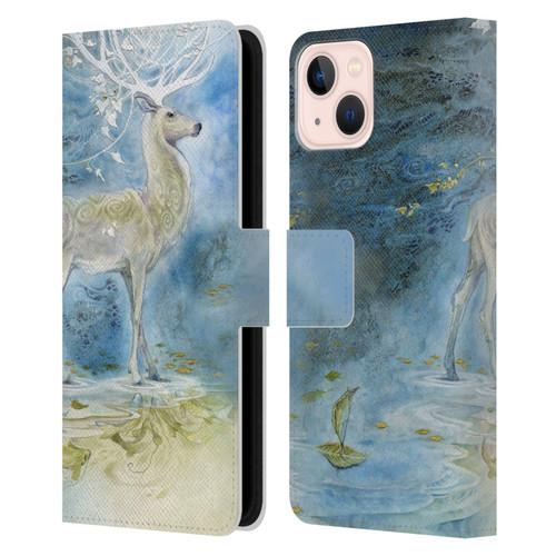 Stephanie Law Stag Sonata Cycle Deer Leather Book Wallet Case Cover For Apple iPhone 13