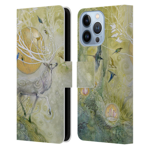 Stephanie Law Stag Sonata Cycle Allegro 2 Leather Book Wallet Case Cover For Apple iPhone 13 Pro