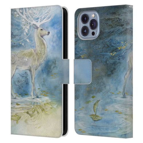 Stephanie Law Stag Sonata Cycle Deer Leather Book Wallet Case Cover For Apple iPhone 14