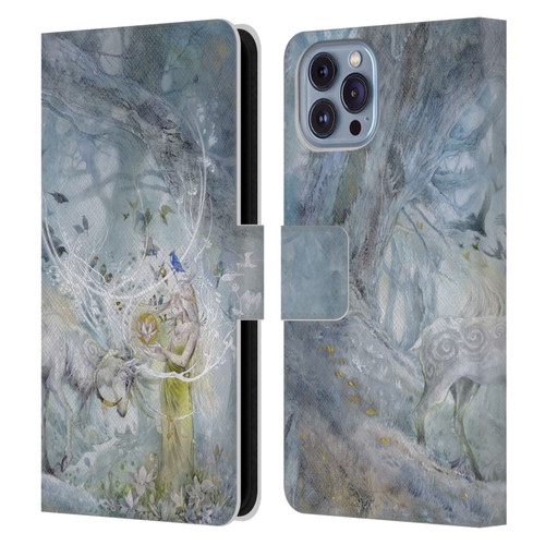 Stephanie Law Stag Sonata Cycle Resonance Leather Book Wallet Case Cover For Apple iPhone 14