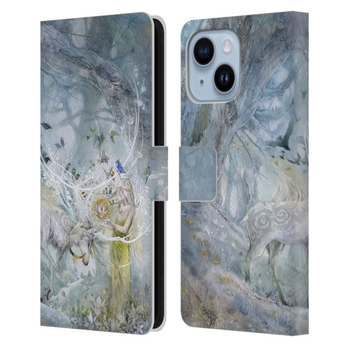 Stephanie Law Stag Sonata Cycle Resonance Leather Book Wallet Case Cover For Apple iPhone 14 Plus