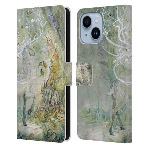 Stephanie Law Stag Sonata Cycle Scherzando Leather Book Wallet Case Cover For Apple iPhone 14 Plus