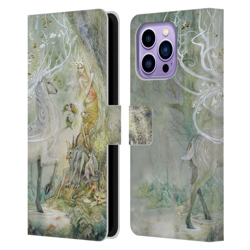 Stephanie Law Stag Sonata Cycle Scherzando Leather Book Wallet Case Cover For Apple iPhone 14 Pro Max