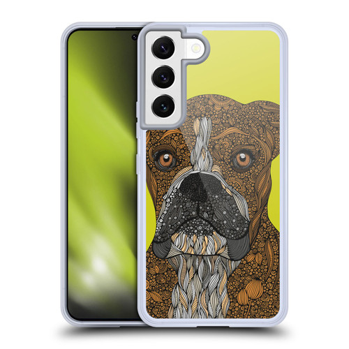 Valentina Dogs Boxer Soft Gel Case for Samsung Galaxy S22 5G