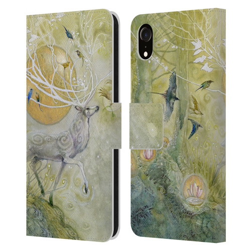 Stephanie Law Stag Sonata Cycle Allegro 2 Leather Book Wallet Case Cover For Apple iPhone XR