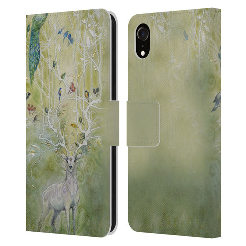 Stephanie Law Stag Sonata Cycle Deer 2 Leather Book Wallet Case Cover For Apple iPhone XR