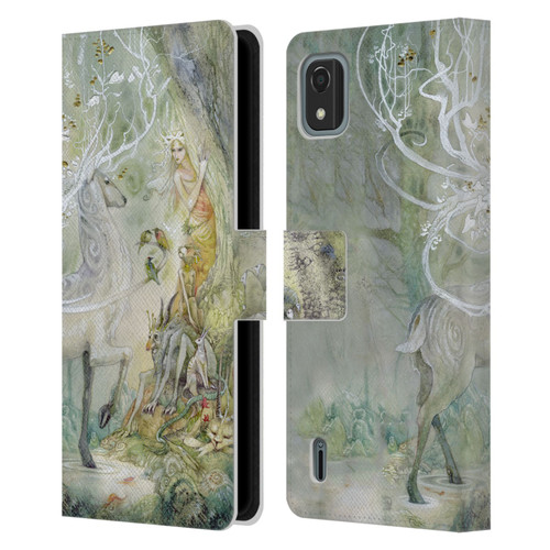 Stephanie Law Stag Sonata Cycle Scherzando Leather Book Wallet Case Cover For Nokia C2 2nd Edition