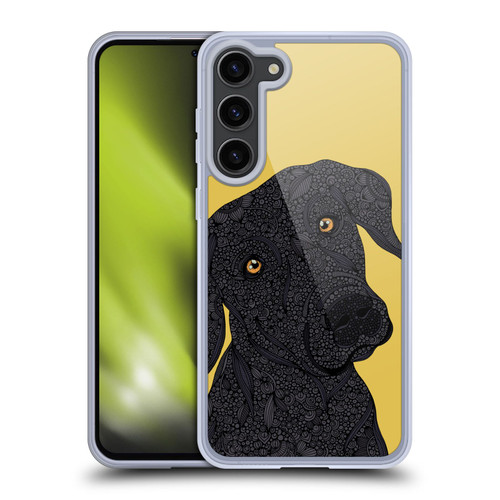 Valentina Dogs Black Labrador Soft Gel Case for Samsung Galaxy S23+ 5G
