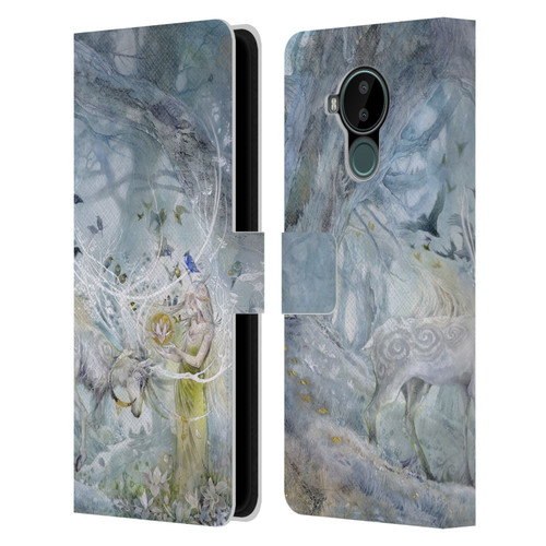 Stephanie Law Stag Sonata Cycle Resonance Leather Book Wallet Case Cover For Nokia C30