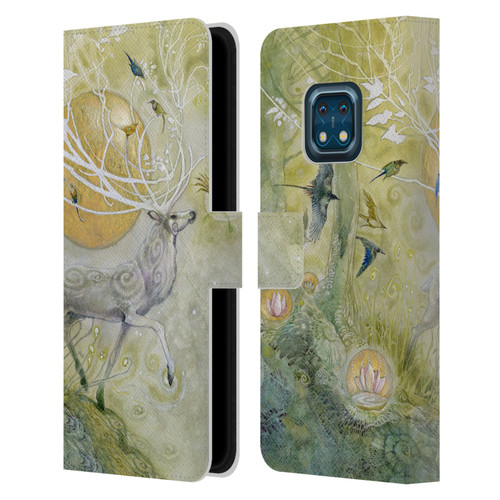 Stephanie Law Stag Sonata Cycle Allegro 2 Leather Book Wallet Case Cover For Nokia XR20