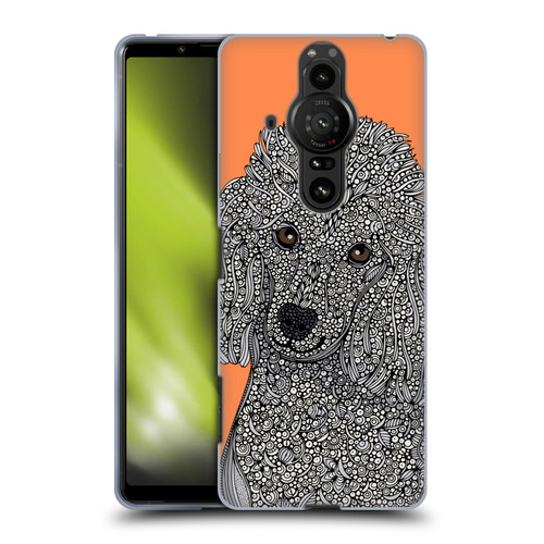 Valentina Dogs Poodle Soft Gel Case for Sony Xperia Pro-I