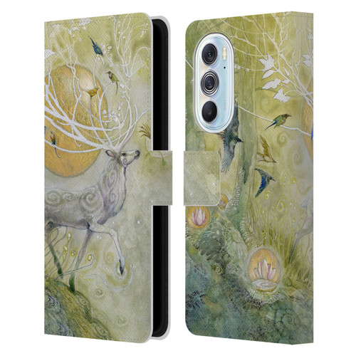 Stephanie Law Stag Sonata Cycle Allegro 2 Leather Book Wallet Case Cover For Motorola Edge X30