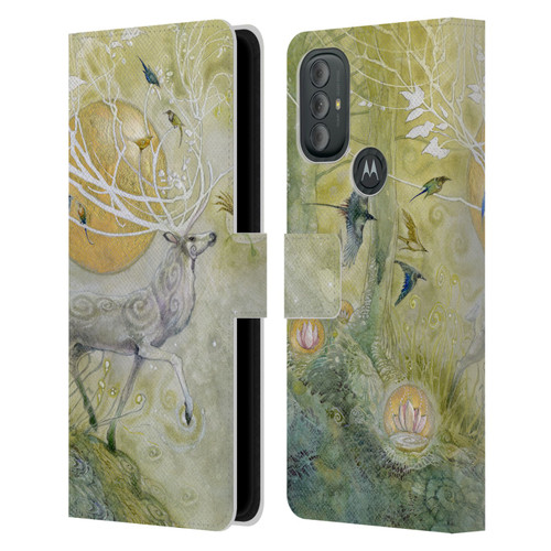 Stephanie Law Stag Sonata Cycle Allegro 2 Leather Book Wallet Case Cover For Motorola Moto G10 / Moto G20 / Moto G30