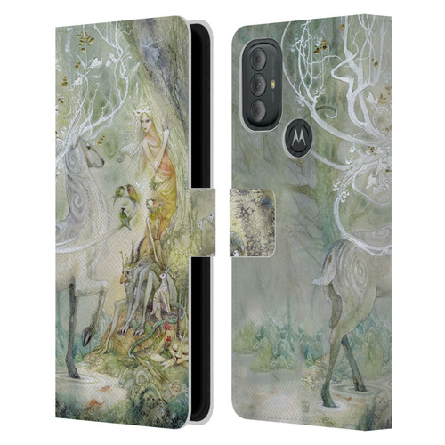 Stephanie Law Stag Sonata Cycle Scherzando Leather Book Wallet Case Cover For Motorola Moto G10 / Moto G20 / Moto G30