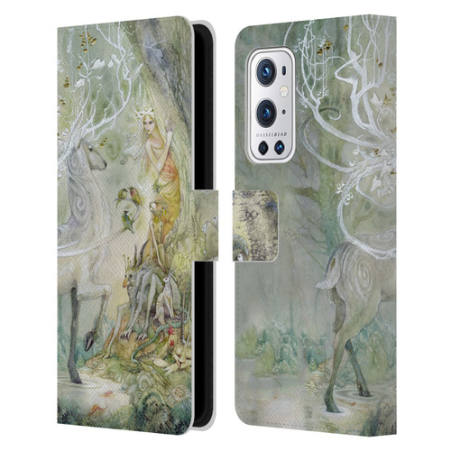 Stephanie Law Stag Sonata Cycle Scherzando Leather Book Wallet Case Cover For OnePlus 9 Pro