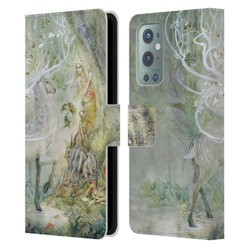 Stephanie Law Stag Sonata Cycle Scherzando Leather Book Wallet Case Cover For OnePlus 9