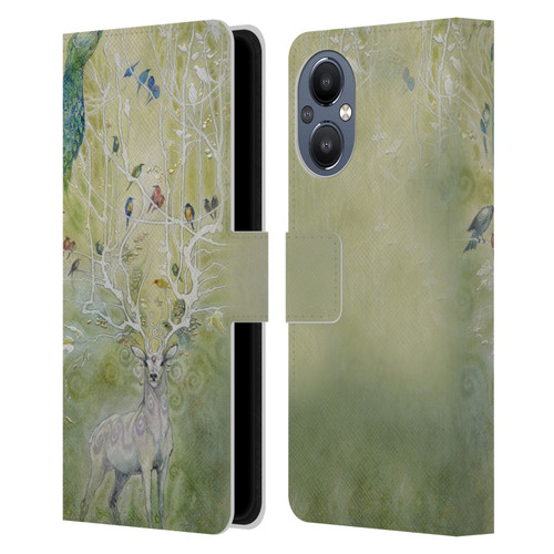 Stephanie Law Stag Sonata Cycle Deer 2 Leather Book Wallet Case Cover For OnePlus Nord N20 5G
